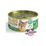 Nutri Feline Ton Balıklı Tavuk Etli Ciğerli Tahılsız 32x85 gr Yaş Kedi Mama
