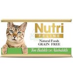 Nutri Feline Ton ve Alabalıklı Tahılsız 85 gr Yetişkin Kedi Konservesi
