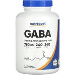 Nutri Nutricost Gaba 750 mg 240 Capsul - 240 KAPSÜL