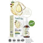 Nutriala Vitamin D3 & K2 – 20 ml Damla Form - Aromasız