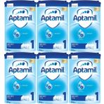 Nutricia Aptamil 6x800 gr No:1 0-6 Ay Doğumdan İtibaren Bebek Sütü