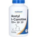 Nutricost Acetyl L-Carnitine (Alcar) 500MG 180 Capsul Usa Menşei
