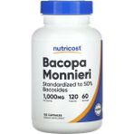 Nutricost Bacopa 500 Mg 120 Kapsül