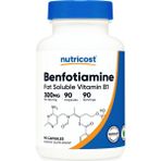 Nutricost, Benfotiamine, 300 Mg, 90 Capsules.tr Tek Yetkilisi Ozelsporcugıdaları'dır.abd Menşei 39. - Aromasız