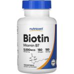 Nutricost Bio/tin 5000 Mcg 150 Softgels - Aromasız