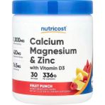 Nutricost, Calcium Magnesium & Zinc With Vitamin D3 - 336 Gram - Aromalı