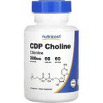Nutricost Cdp Choline Citicoline 300 Mg 60 Capsules - Aromasız