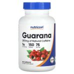 Nutricost Guarana 1000 mg 150 Capsules 500 mg Per Capsule - Aromasız