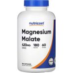 Nutricost Magnesium Malate 420 Mg 180 Capsules Usa