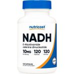 Nutricost Nadh 10 Mg 120 Caps. Nicotinamide Adenine Dinucleotide - Aromasız