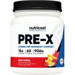 Nutricost Pre-X Xtreme Pre-Workout Complex Powder, 60 Servings.abd Menşei - Aromasız