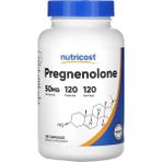 Nutricost Pregnenolone Brain & Cognitive 50 Mg 120 Capsules - Aromasız