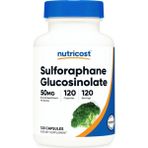 Nutricost Sulforaphane Glucosinolate (Sgs) (120 Capsules) - 50 Mg Broccoli Seed Extract Per Serving. - Aromasız