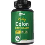 Nutriflair Colon Cleanse 15 Day Detox Senna Leaf Psyllium Husk Probiotics Lactobacillus 30 caps - Aromasız