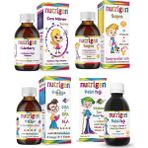 Nutrigen Omega Şurup 200 ml + Balık Yağı 200 ml + Nutrigen Kara Mürver 200 ml + Supra 200 ml
