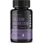 Nutriking Calcium Magnesium Zinc + Vitamin D3 & K2 60 Kapsül | Kemik & Bağışıklık Desteği