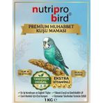 Nutripro Bird Muhabbet Kuşu Maması 1 kg - Yumurtalı Vitaminli Profesyonel Üretici ve Kondisyon Maması