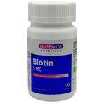 Nutrivita Biotin 5 mg 120 Tablet