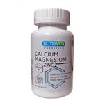 Nutrivita Calcium Magnesium Zinc Vitamin D İçeren 120 Tablet
