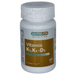Nutrivita Vitamin K1 K2 D3 İçeren 60 Tablet