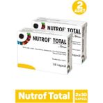 Nutrof Total 30 Kapsül 2 Adet Göz Sağlığı İçin Besleyici Takviye Edici Gıda - Aromasız
