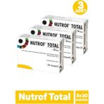 Nutrof Total 30 Kapsül 3 Adet Göz Sağlığına Destek Sağlayan Kapsül Takviye Edici Gıda - Aromasız
