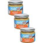 Nuts'all Hurmalı Fıstık Ezmesi 3'lü Paket (280 G x 3) - Enerji Deposu Protein Kaynağı - 840 gr