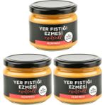 Nuts'all Mineral Zengini Keçiboynuzlu Fıstık Ezmesi 3'lü Paket (280 G x 3) - 840 gr