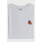 Nuugg Mor Alevli Saksafon Nakışlı Müzik T-Shirt (Xxl) - Beyaz - 2XL