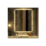 Nuun Dekor 90x70cm Günışığı Ledli Banyo Lavabo Ofis Makyaj Kuaför Aynası - Trafolu