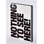 Nuuna A5 Nothing To See Here Premium Kağıt 256 Sayfa Noktalı Defter