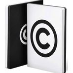 Nuuna Gri Copyrıght A5 Premium Kağıt 256 Sayfa Noktalı Deri Defter