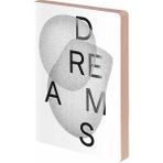 Nuuna Gri Dreams By Heyday A5 Premium Kağıt 256 Sayfa Noktalı Deri Defter