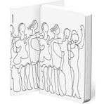 Nuuna Gri Friends A6 Premium Kağıt 176 Sayfa Noktalı Deri Defter