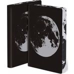Nuuna Gri Moon A5 Premium Kağıt 256 Sayfa Noktalı Deri Defter