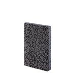 Nuuna Not Defteri A6 | Graphic S - Analog | Noktalı Journal | 2,5 mm Nokta Izgarası | 176 Numaralı Sayfa | 120 g Premium Kağıt | Deri Siyah | Almanya'da Sürdürülebilir Üretim