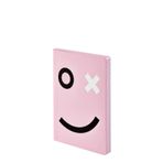 Nuuna Not Defteri A6 | Graphic S - OX | Noktalı Journal | 2,5 mm Nokta Izgarası | 176 Numaralı Sayfa | 120 g Premium Kağıt | Deri Pembe | Almanya'da Sürdürülebilir Üretim