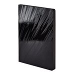 Nuuna Solaris L Light not defteri A5+ | Gloom | Dotted Journal | 3,5 mm noktalı ızgara | 176 numaralı sayfa | 120 g birinci sınıf kağıt | deri siyah | Almanya'da sürdürülebilir üretim