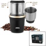 Nuveden Elektrikli Gold Kahve - Baharat Öğütücü Makine 2pcs Çelik Öğütme Hazne=2 Bıçaklı - 4 B - Renkli - standart