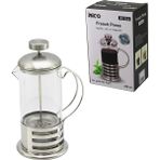 Nuveden French Press Metal Kafes - Metal Kapak 350ML Cam Bitki Süzgeçi (4887) NVDN-GOITLT34 - Renkli - 1