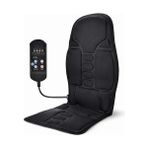 Nuvvo 5 Motorlu Isıtmalı Titreşimli Masaj Minderi Kumandalı, Sırt Bel Koltuk Masaj Aleti, Ev Ofis Araç Için Masaj Pedi, Çok Modlu Rahatlatıcı Masaj Seat Cushion
