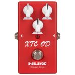 Nux XTC OD Pedal, Elektro Gitar Efekt Pedalı (Seviye, Kazanç ve Ton Ayarları ile Efekt Kontrolü, Blues veya Classic Rock için İdeal, Pille Çalışır Mümkün: 9 V Pil), Kırmızı