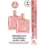 Nuxe Huile Prodigieuse Or Pembe Parıltılı Çiçeksi Çok Amaçlı Kuru Yağ 50 ml 2 Adet - -