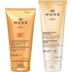 Nuxe SPF30 150 ml Güneş Koruyucu Yüz ve Vücut Sütü + 200 ml Güneş Sonrası Şampuanı