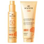Nuxe Sun Güneş Koruyucu Yüz ve Vücut Sütü Spf 50 150 ml - Nuxe Sun Güneş Sonrası Bakım Kremi 200ml