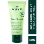 Nuxe Sweet Lemon El ve Tırnak Bakım Kremi 50 ml Nemlendirici Etki Tüm Cilt Tipleri İçin