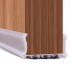 NVGFTG Kapılar için cereyan önleyici, 100 cm, kapı contası, alttan kapı süpürgesi, kendinden yapışkanlı, rüzgar önleyici, kapı hava akımı önleyici, boşlukları bloke etmek için, soğuk, rüzgar, gürültü,
