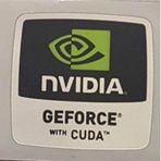 Nvidia Geforce Cuda Sticker Etiket D9