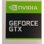 Nvidia Geforce GTX Sticker Etiket D49