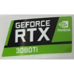 Nvidia Geforce Rtx 3080 Ti Sticker Yatay Etiket D155